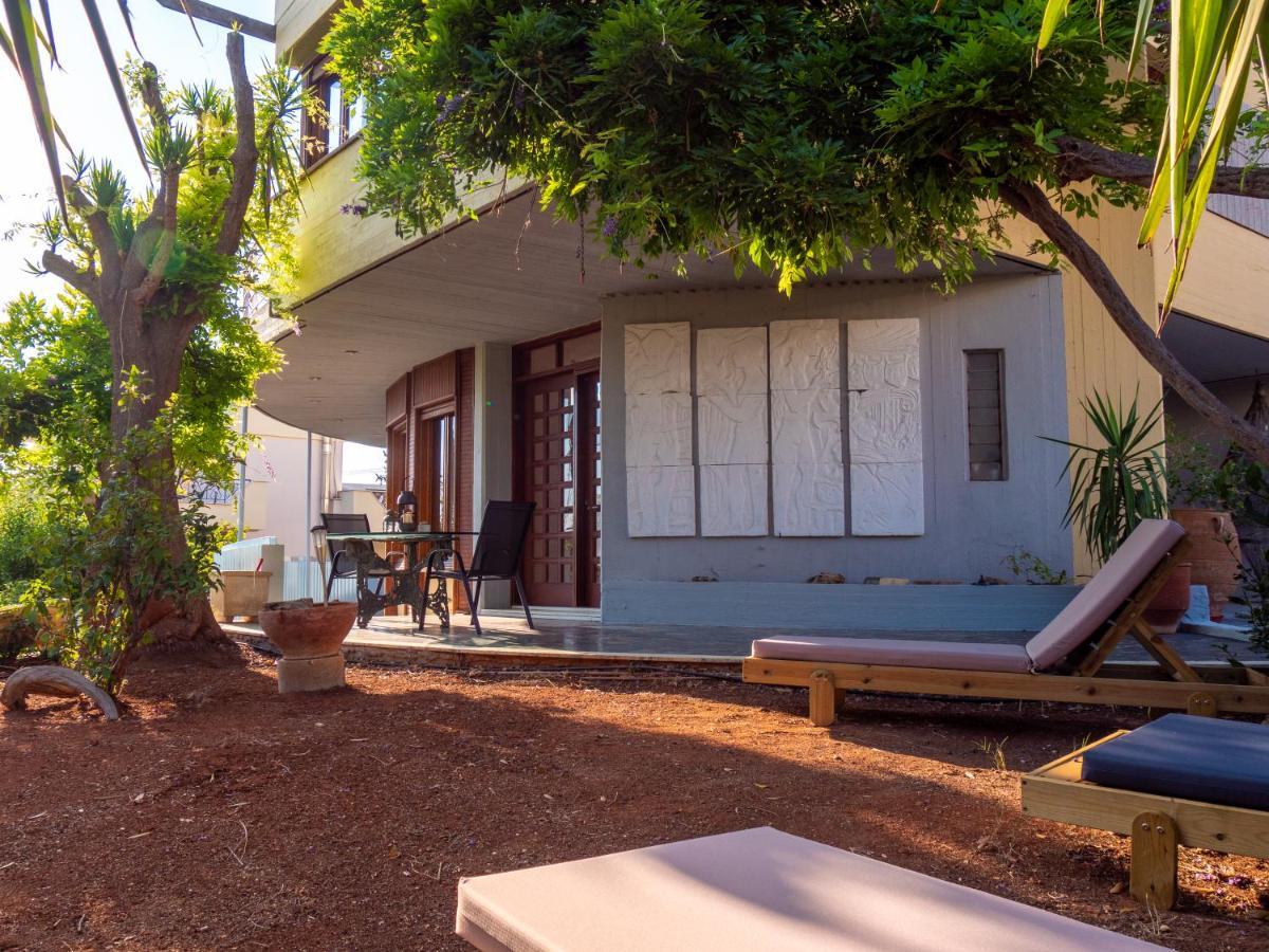 Villa Zoe Seaside Unique Villa Voula Athena Bagian luar foto