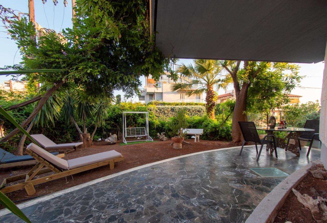 Villa Zoe Seaside Unique Villa Voula Athena Bagian luar foto