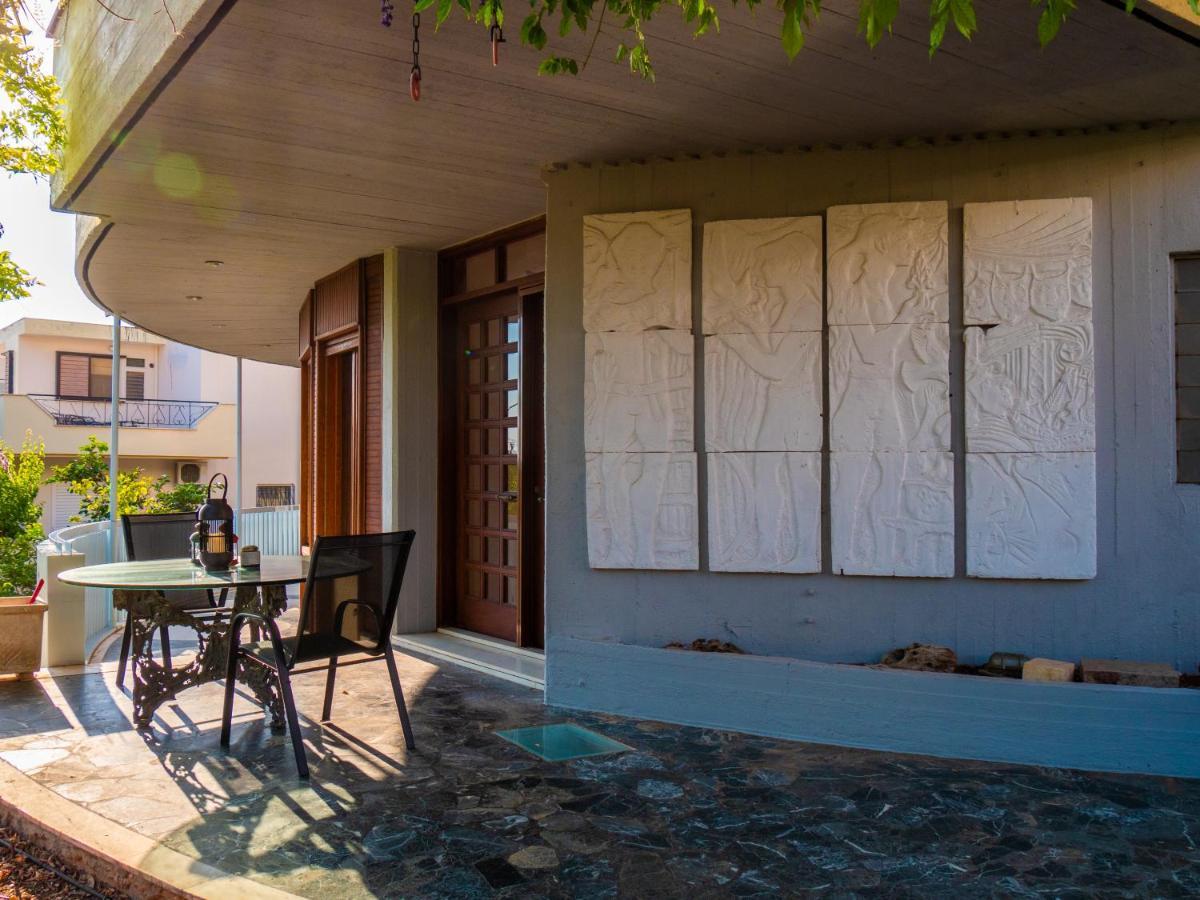 Villa Zoe Seaside Unique Villa Voula Athena Bagian luar foto